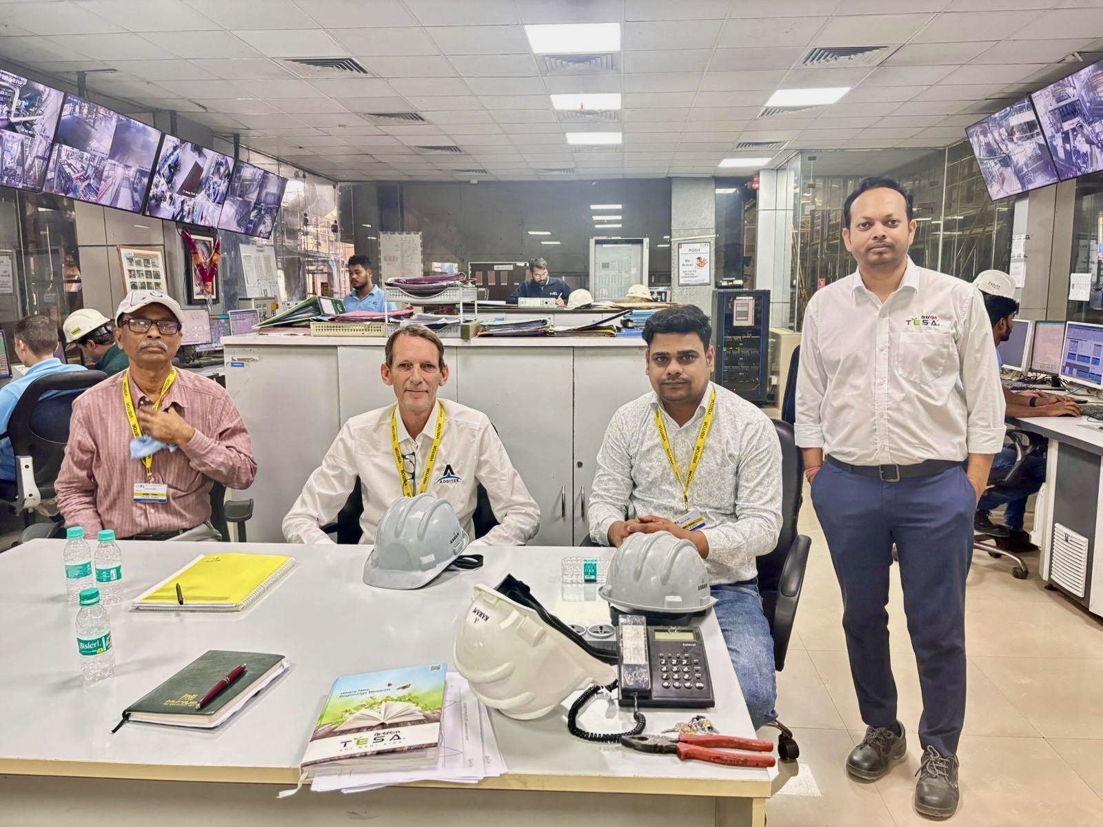 ADDITEK chez ACTION TESA en inde avec l'équipe SIGLO